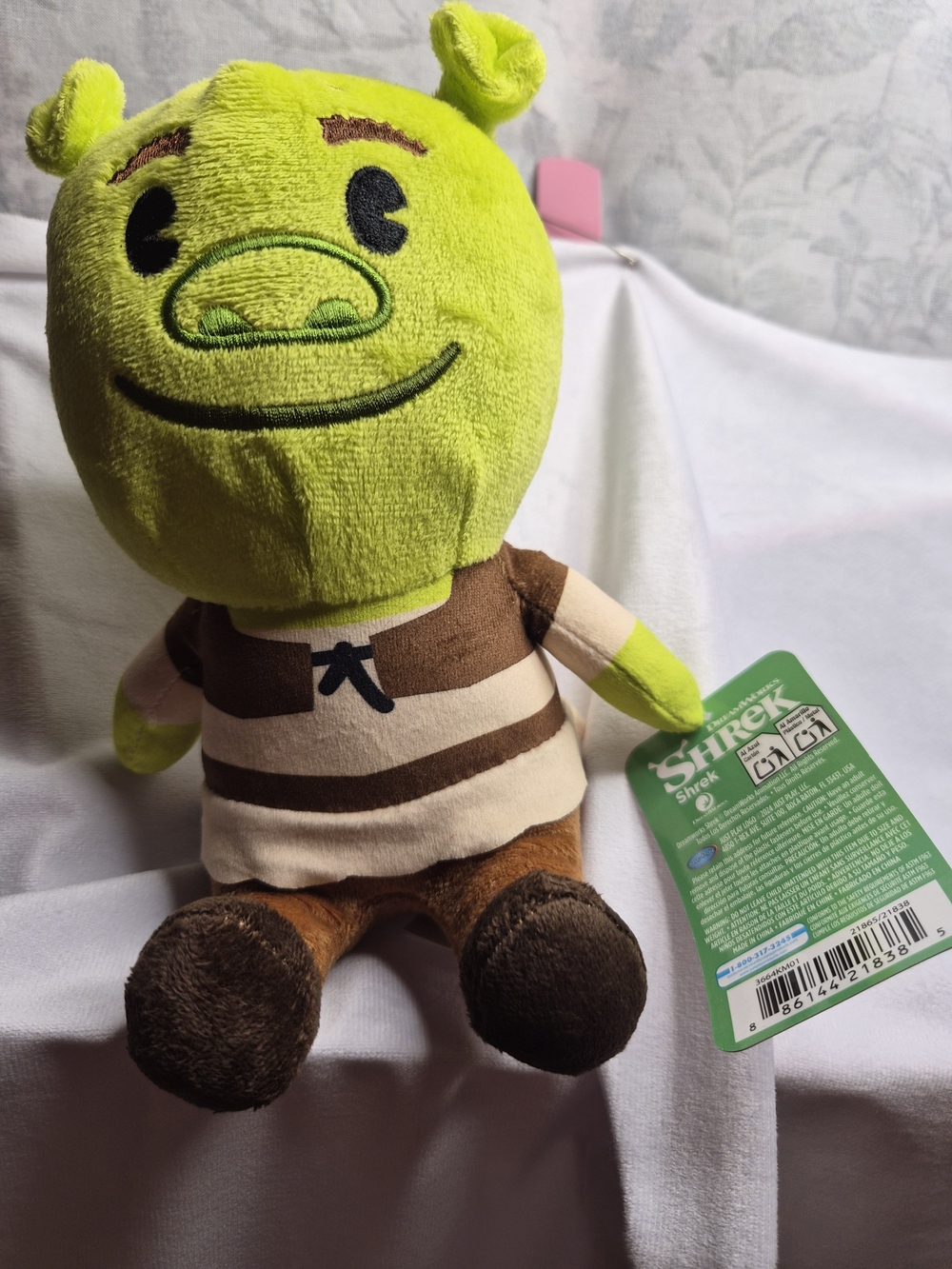 DreamWorks Shrek Plush Toy NWT Just Play 2024 Green Ogre Stuffed Animal